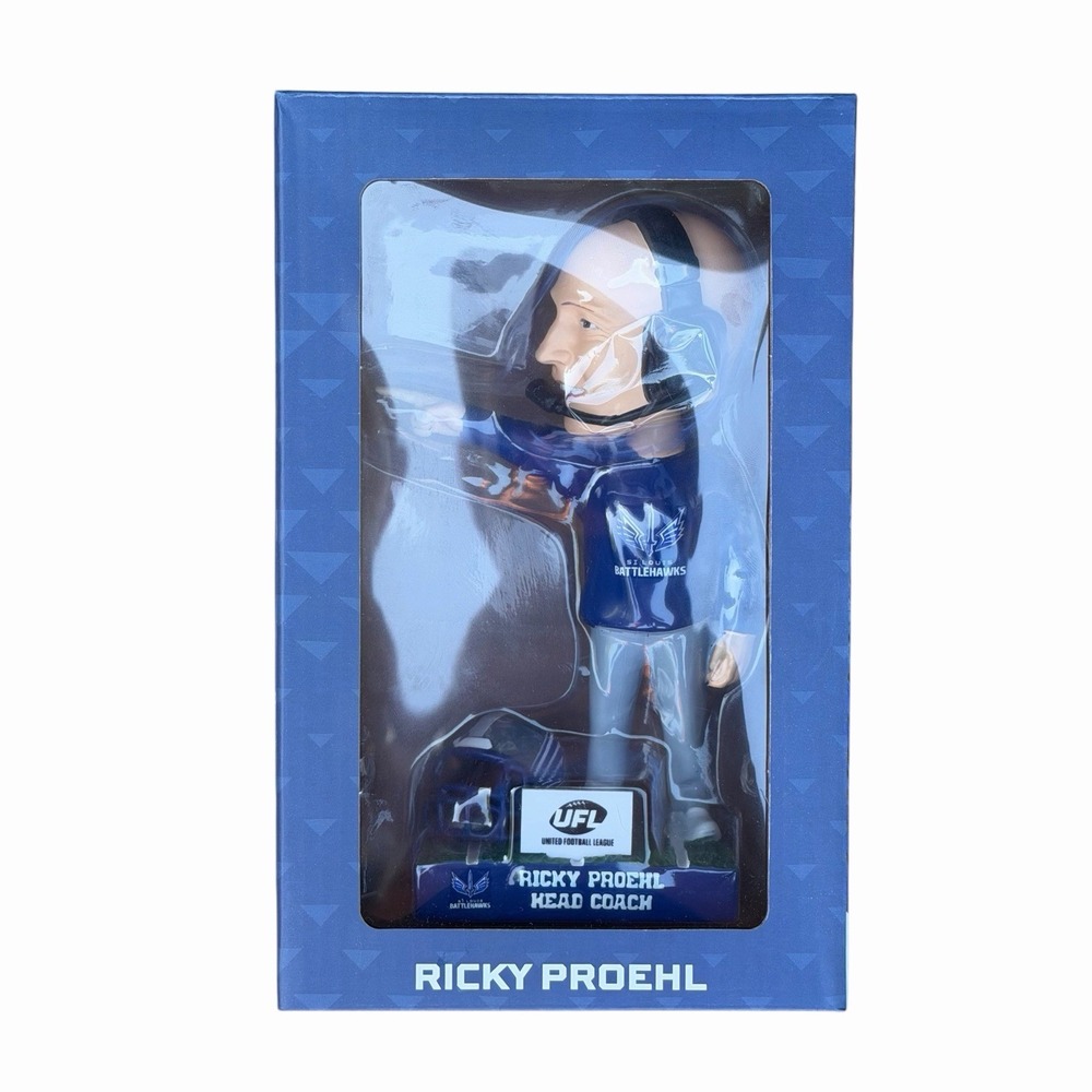 Ricky Proehl Bobblehead St Louis Battlehawks Coach SGA 5/8/26 UFL Football